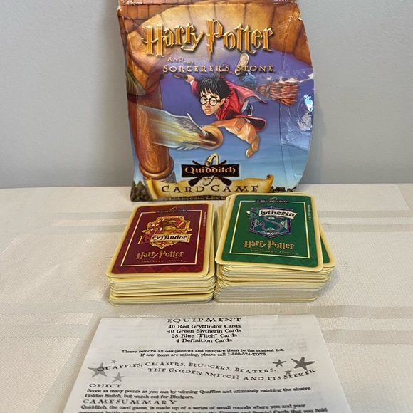 Toys Harry Potter And The Sorcerers Stone Quidditch Card Game Poshmark
